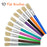 10 Flat Paint Brushes with Paint Palette and 6 Colors Washable Paint - Made In The USA