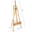 Large Wooden Adjustable A-Frame Art Easel, Titling Design with Brush Holder - Displays Boards Up To 48 Inches