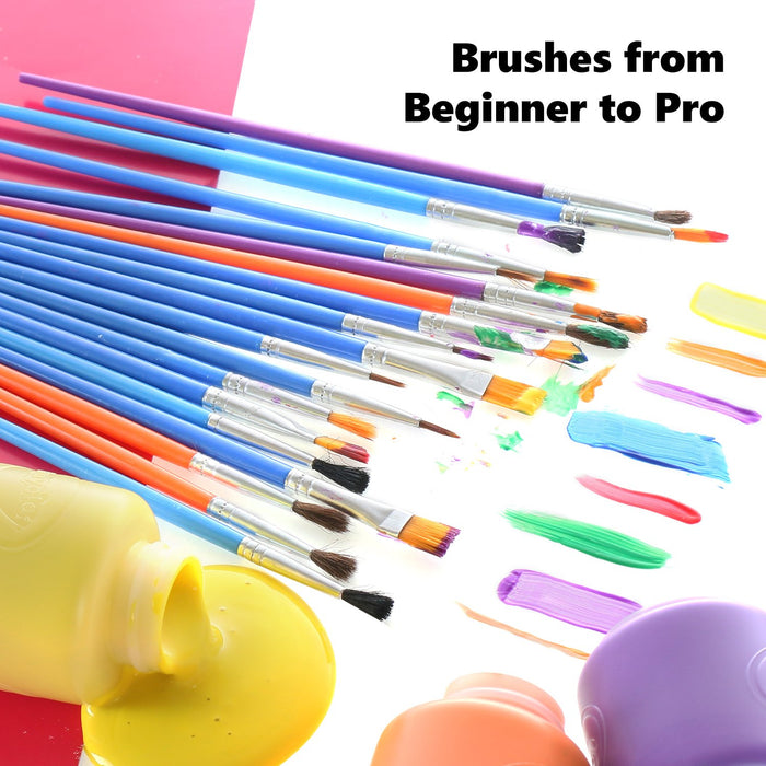 Professional Painting Brushes - Set of 30