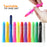 12 Colors Washable Face & Body Paint Crayons - Sweat Proof Painting Markers Great For Halloween, Bonus 50 Stencils