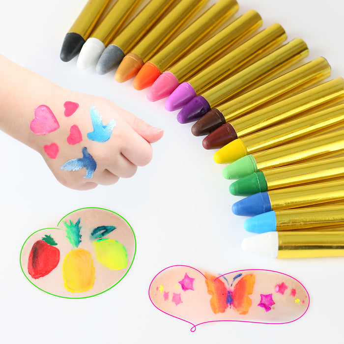 Crayola Face & Body Paint Crayons for Kids and Costumes, Washable Body Paint  Markers Pack of
