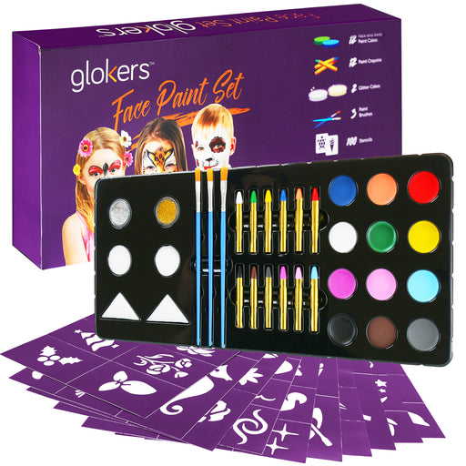 Glokers Jumbo Dot Paint Coloring Book for Kids - 25 paint pages