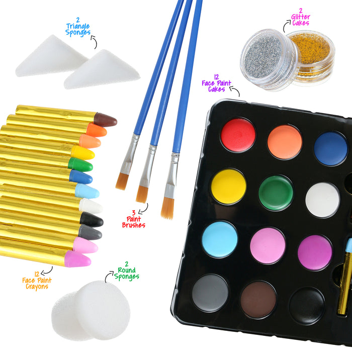 Complete Oil Face & Body Painting Kit