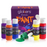 6 Colors Kids Washable Paint Set - Made In The USA
