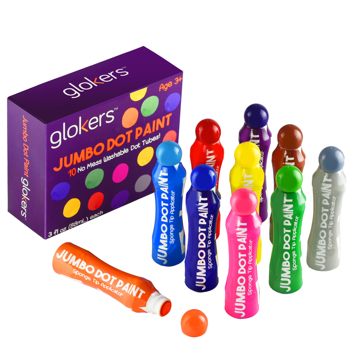 Do-A-Dot Brilliant Colors Dabber Markers (6 Pack)
