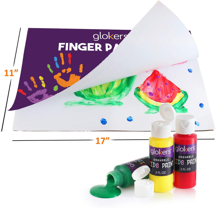 Crayola Washable Finger Paints (6 Count), Preschool & Toddler Paint  Supplies, Finger Paint Set for Kids, Arts & Crafts Kit [ Exclusive]