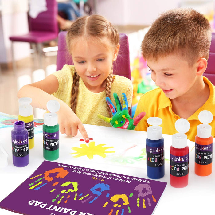 Kids Finger Paints - Set of 6